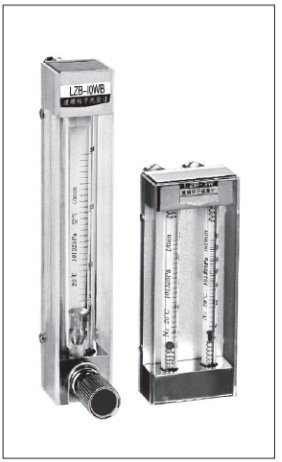 LZB-()WB(F)系列玻璃轉子流量計外形.png
